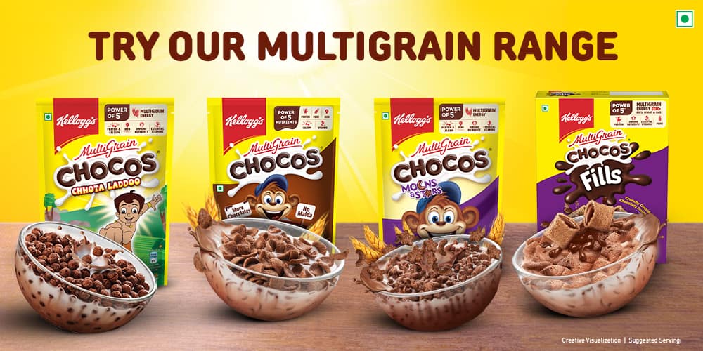 Kellogg's Chocos to add chocolaty magic to your milk
