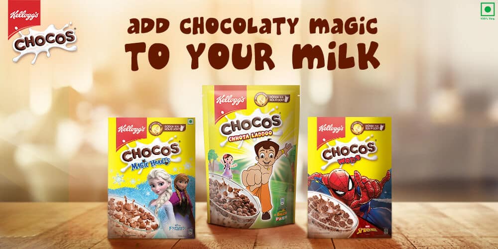Kellogg's Chocos to add chocolaty magic to your milk