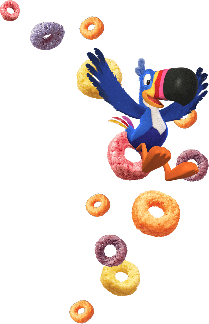 Froot Loops Cereal with Toucan Sam