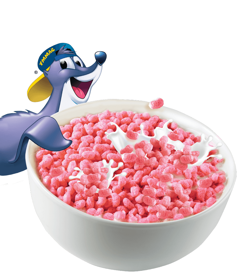 A Bowl Of Kellogg's Strawberry Pop With Milk