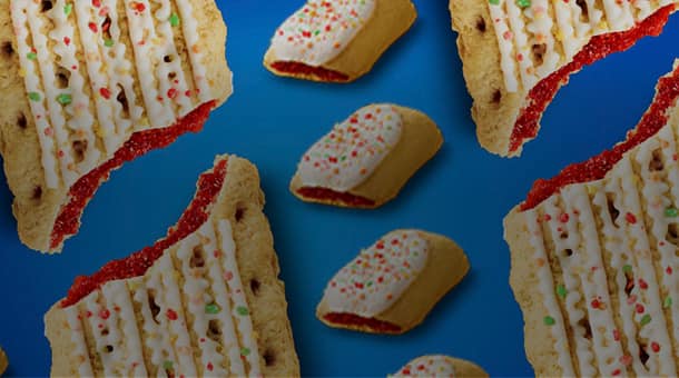 Pop tarts bites and crisps