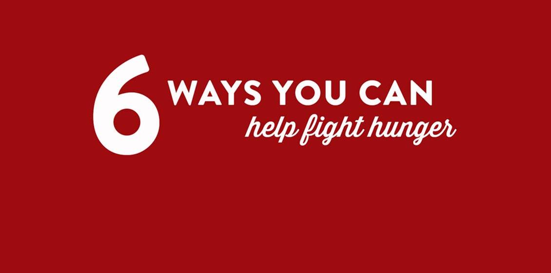 Ways to fight hunger