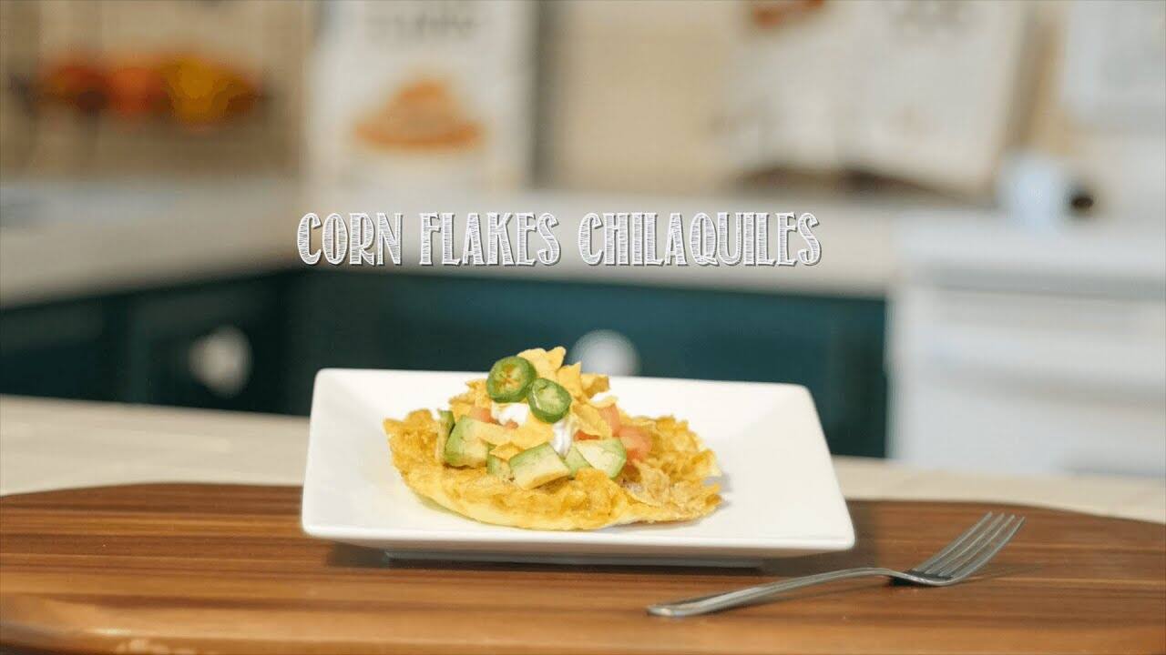 corn flakes chilaquiles