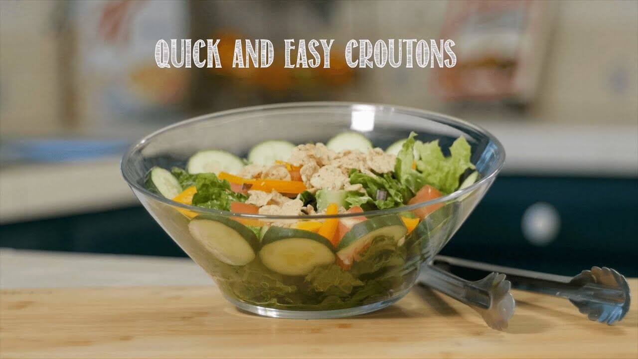quick and easy croutons