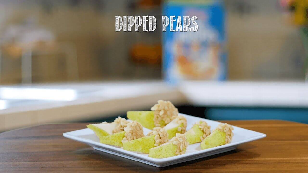 dipped pears