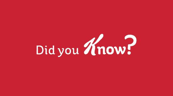 Did you know that Kellogg offers many high fiber, low sugar, double digit protein cereals?