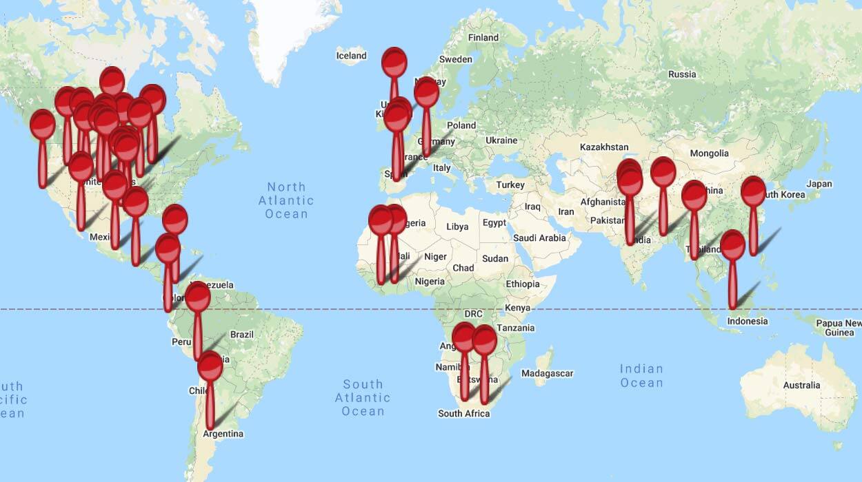 "Check out the interactive, global map of Kellogg's programs to help farmers adopt sustainable agriculture practices"