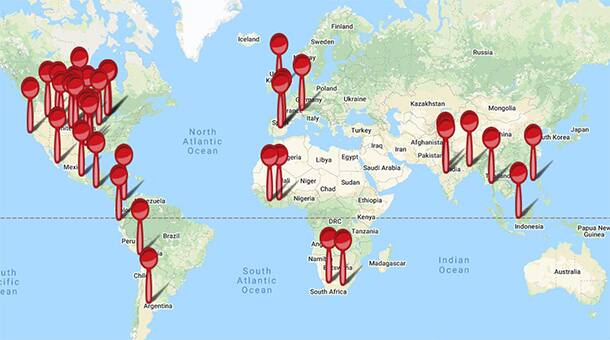 "Check out the interactive, global map of Kellogg's programs to help farmers adopt sustainable agriculture practices"