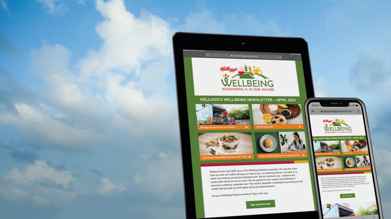 Join Kellogg's Wellbeing Collective to get consumer insights, news, research, continuing education opportunities, and more!