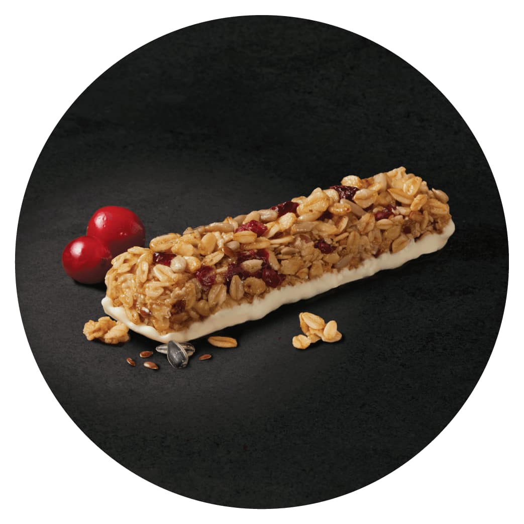 Close up of Kellogg's Cereal Bar with Yogurt, Almonds & Berries